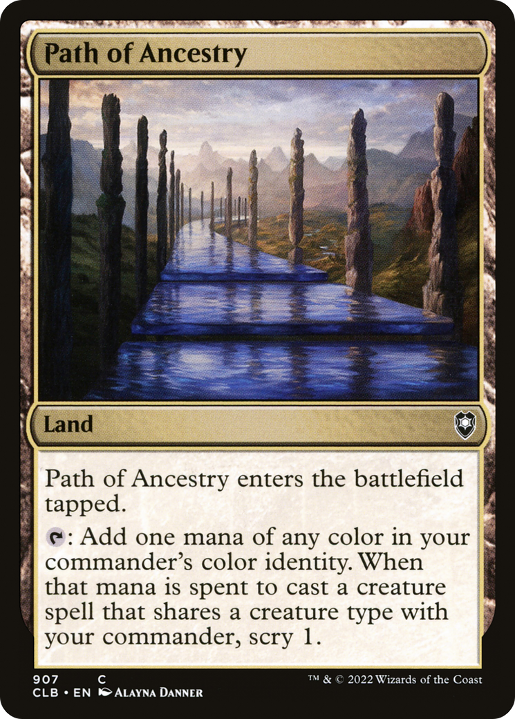 Path of Ancestry (CLB-907) - Commander Legends: Battle for Baldur's Gate