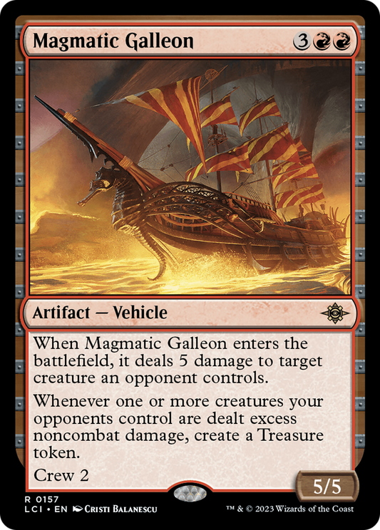 Magmatic Galleon (LCI-157) - The Lost Caverns of Ixalan