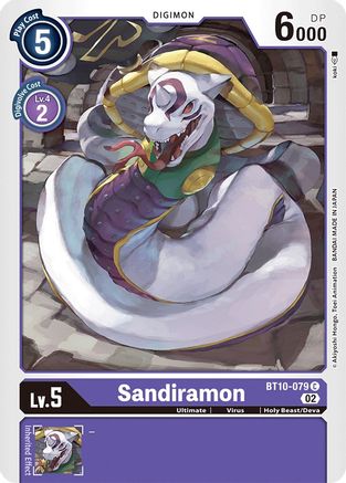 Sandiramon (BT10-079) - Xros Encounter