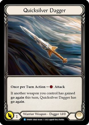 Quicksilver Dagger (DYN069) (DYN069) - Dynasty Rainbow Foil