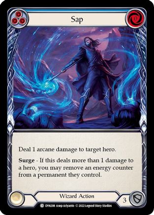 Sap (Blue) (DYN208) - Dynasty Rainbow Foil