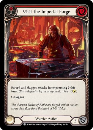 Visit the Imperial Forge (Red) (DYN085) - Dynasty