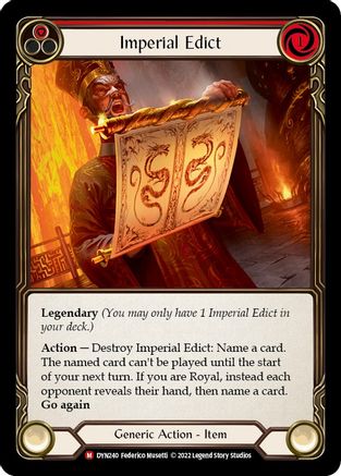 Imperial Edict (DYN240) - Dynasty