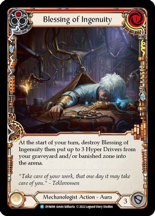 Blessing of Ingenuity (Red) (DYN098) - Dynasty Rainbow Foil
