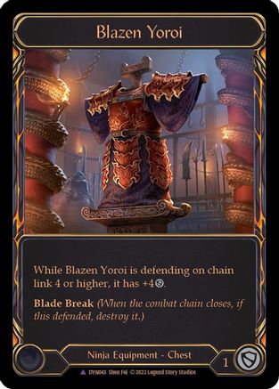 Blazen Yoroi (Marvel) (DYN045) - Dynasty Cold Foil