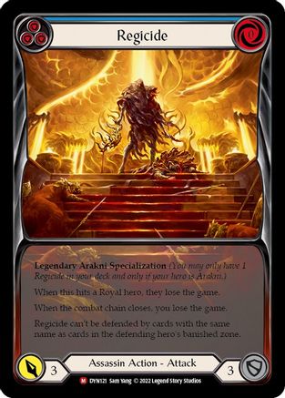 Regicide (Extended Art) (DYN121) - Dynasty Rainbow Foil