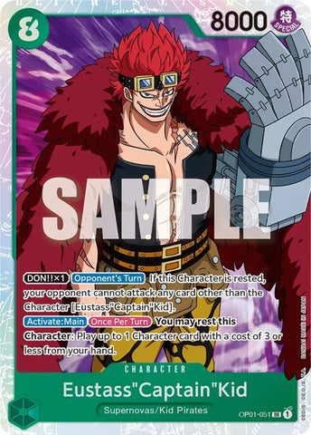 Eustass"Captain"Kid / Super Rare / OP01