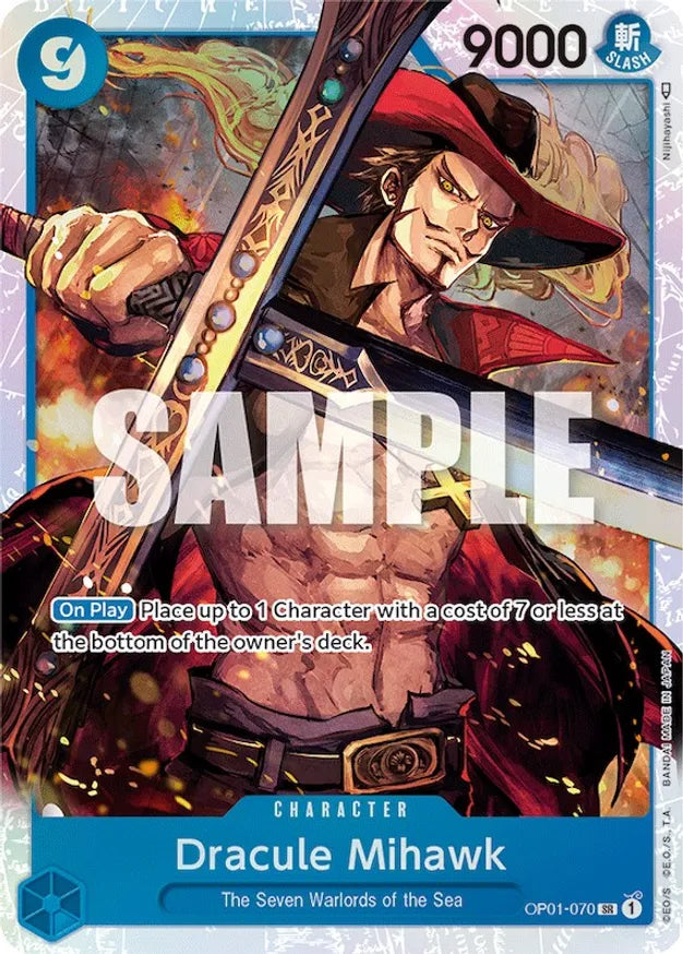 Dracule Mihawk / Super Rare / OP01