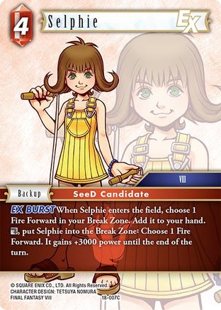 Selphie EX (18-007C) - Resurgence of Power Foil
