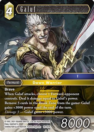 Galuf (18-054L) - Resurgence of Power