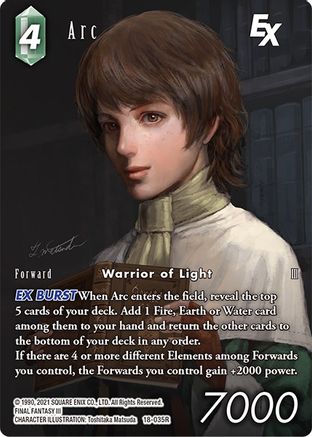 Arc EX (Full Art) (18-035R) - Resurgence of Power Foil