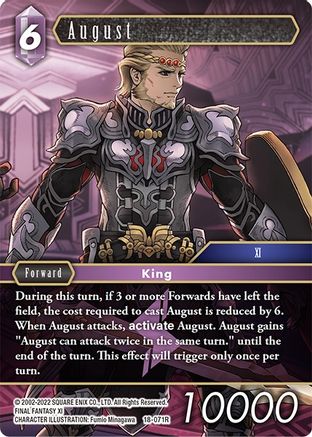 August (18-071R) - Resurgence of Power Foil