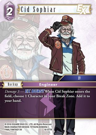 Cid Sophiar EX (18-077R) - Resurgence of Power
