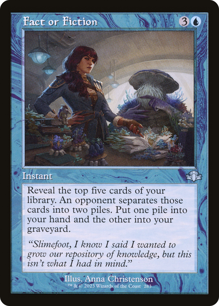 Fact or Fiction (DMR-283) - Dominaria Remastered Foil