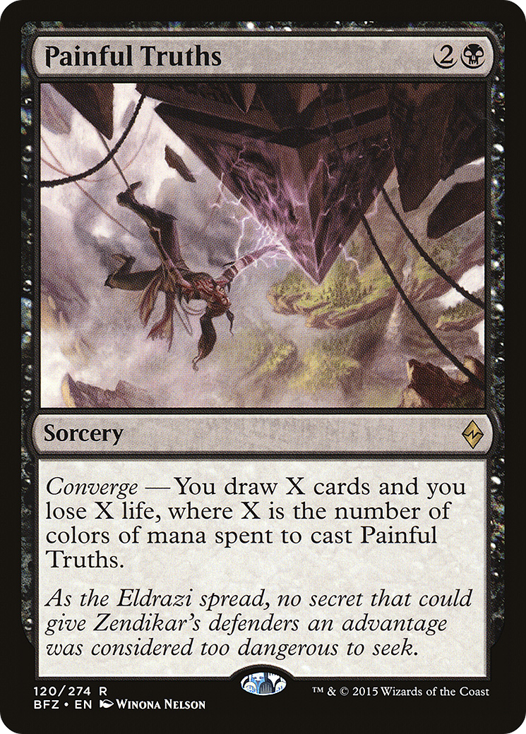 Painful Truths (BFZ-120) - Battle for Zendikar