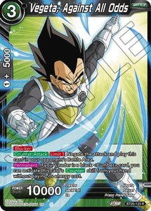 Vegeta, Against All Odds (FOIL) / Rare / BT20