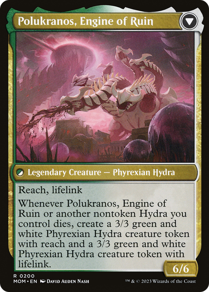 Polukranos Reborn // Polukranos, Engine of Ruin (MOM-200) - March of the Machine