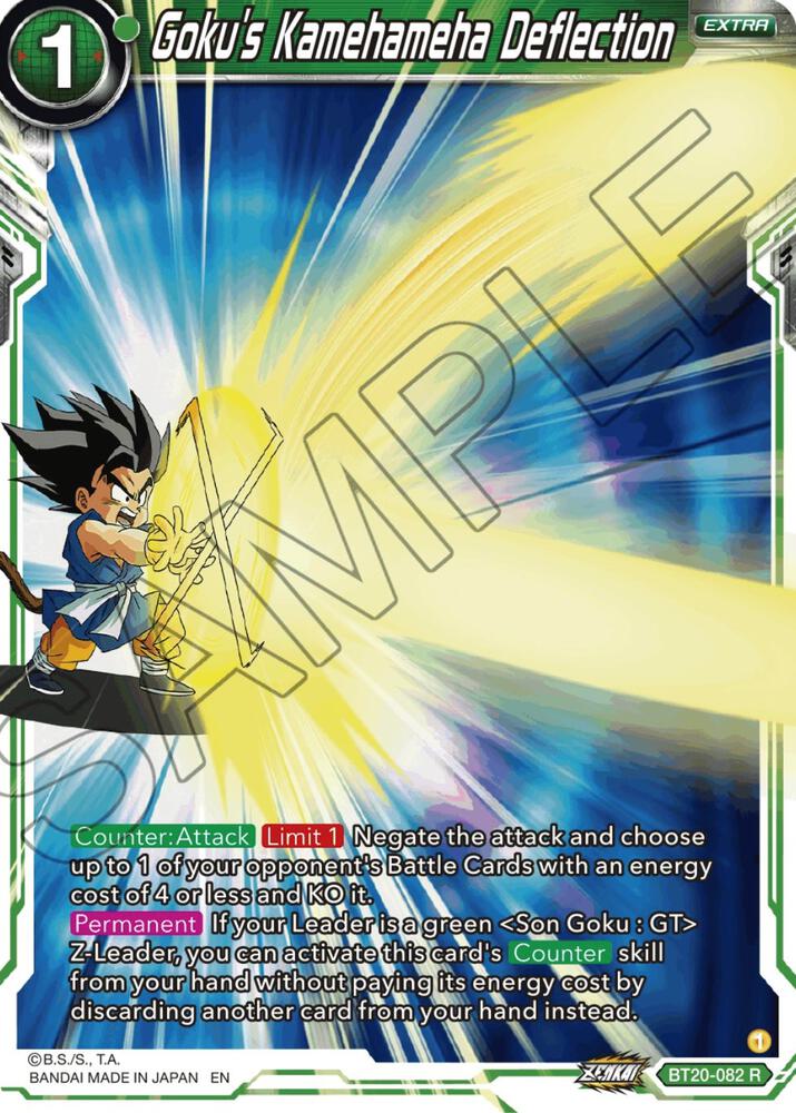 Goku's Kamehameha Deflection (FOIL) / Rare / BT20