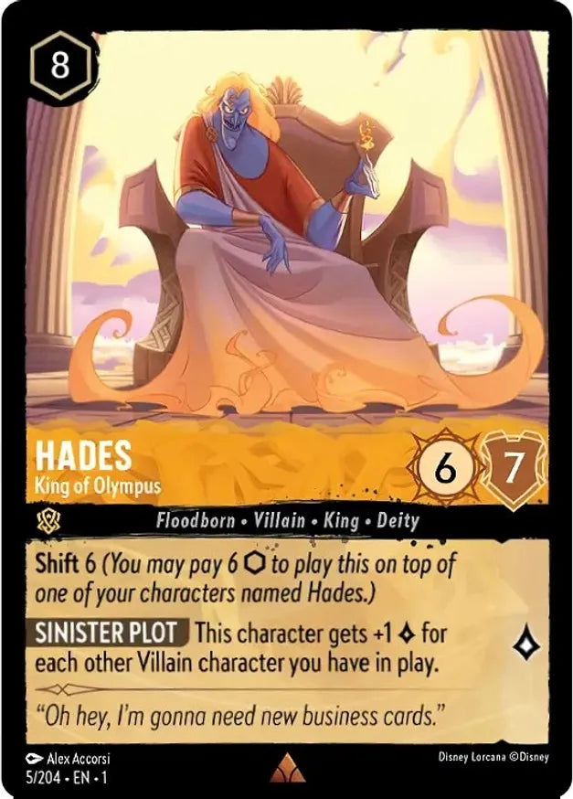 Hades - King of Olympus / Rare / LOR1 (FOIL)