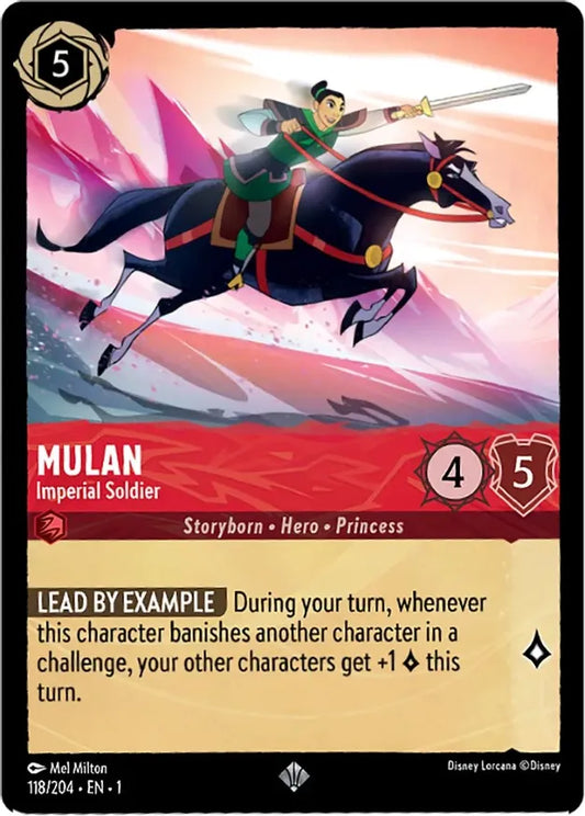 Mulan - Imperial Soldier / Super Rare / LOR1