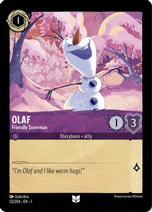 Olaf - Friendly Snowman / Uncommon / LOR1