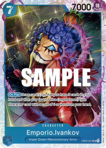 Emporio.Ivankov (051) / Super Rare / OP02