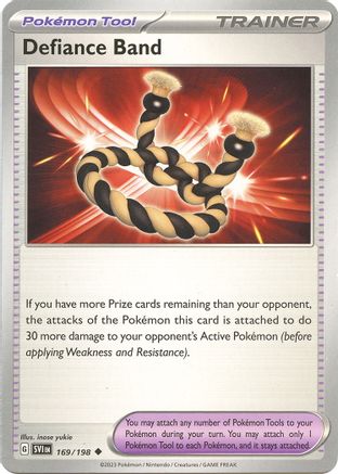 Defiance Band 169/198  SV01 Scarlet & Violet Base Set - Uncommon