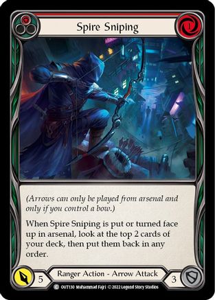 Spire Sniping (Red) (OUT130) - Outsiders