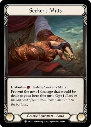 Seeker's Mitts (OUT177) - Outsiders Rainbow Foil