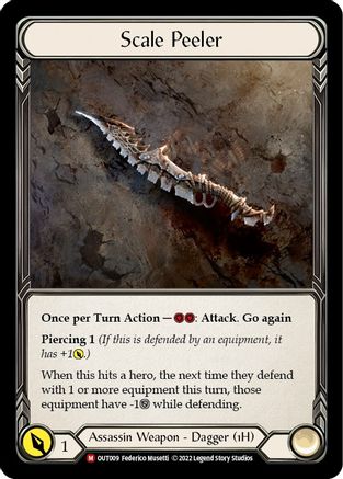 Scale Peeler (OUT009) - Outsiders Rainbow Foil