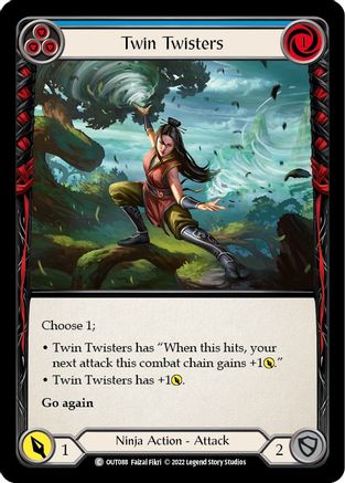 Twin Twisters (Blue) (OUT088) - Outsiders