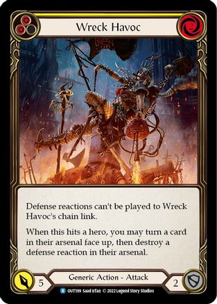 Wreck Havoc (Yellow) (OUT199) - Outsiders