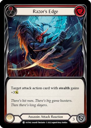 Razor's Edge (Red) (OUT042) - Outsiders