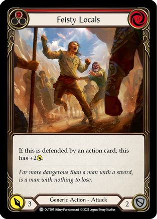 Feisty Locals (Red) (OUT207) - Outsiders Rainbow Foil