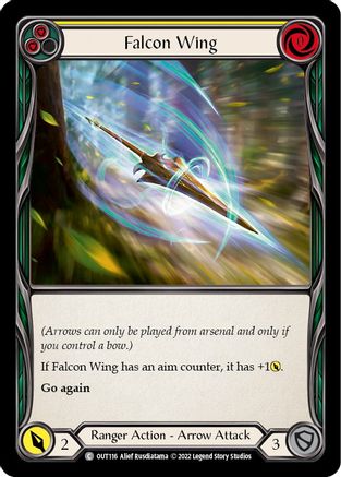 Falcon Wing (Yellow) (OUT116) - Outsiders