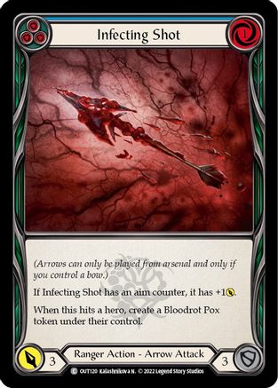 Infecting Shot (Blue) (OUT120) - Outsiders Rainbow Foil
