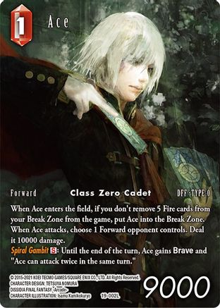 Ace (Full Art) (19-002L) - From Nightmares Foil