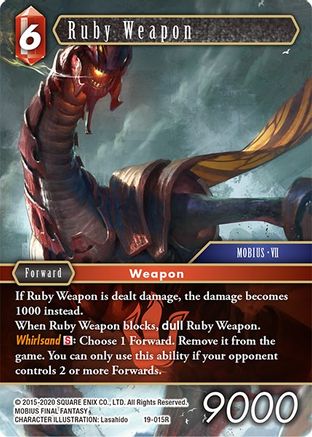 Ruby Weapon (19-015R) - From Nightmares