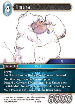 Umaro (19-020H) - From Nightmares Foil