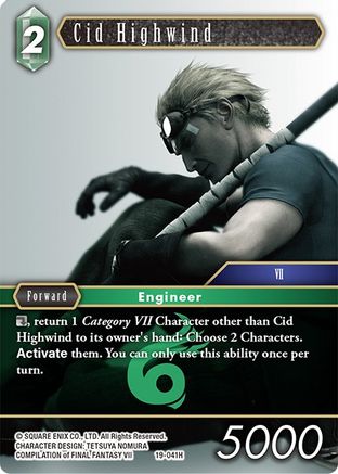 Cid Highwind (19-041H) - From Nightmares