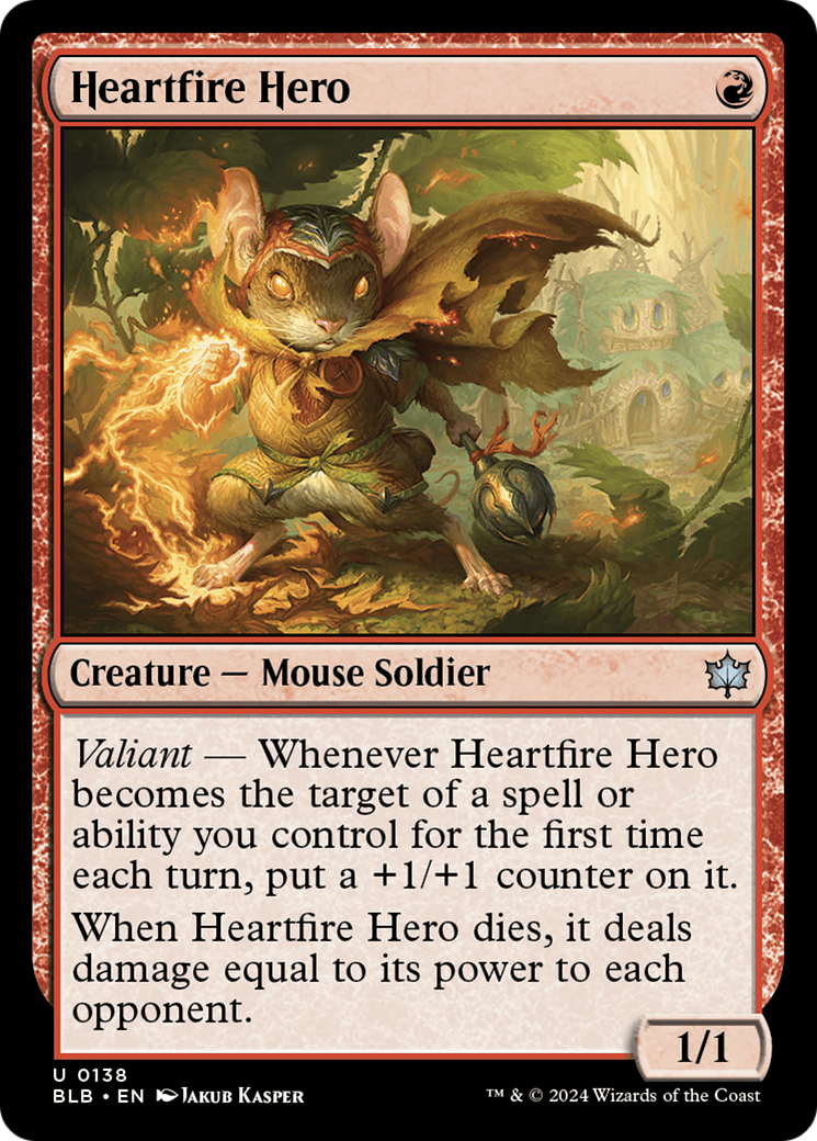 Heartfire Hero (BLB-138) - Bloomburrow