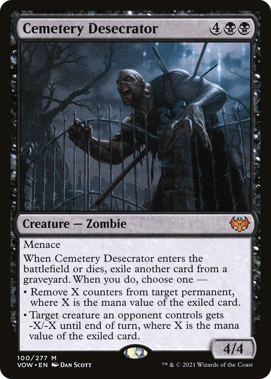Cemetery Desecrator (VOW-100) - Innistrad: Crimson Vow Foil