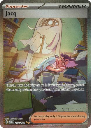 Jacq 250/198  - Holofoil SV01 Scarlet & Violet Base Set - Special Illustration Rare