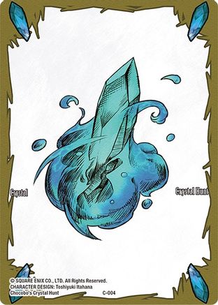 Crystal Token (Water) (Full Art Reprint) (C-004) - From Nightmares Foil