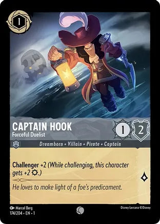 Captain Hook - Forceful Duelist / Common / LOR1