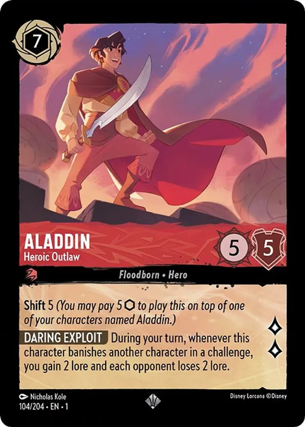 Aladdin - Heroic Outlaw / Super Rare / LOR1
