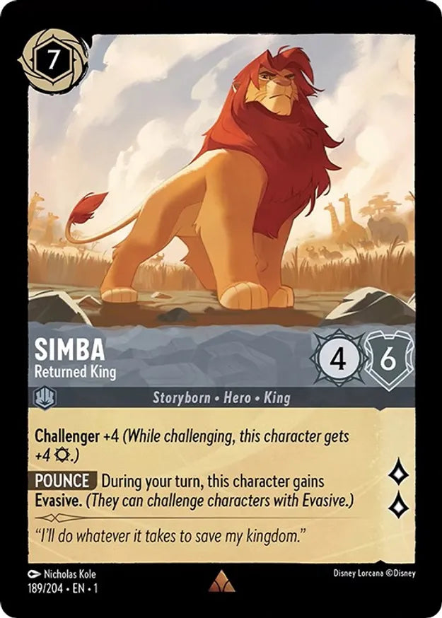 Simba - Returned King / Rare / LOR1