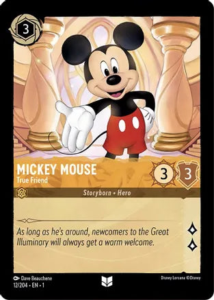Mickey Mouse - True Friend / Uncommon / LOR1