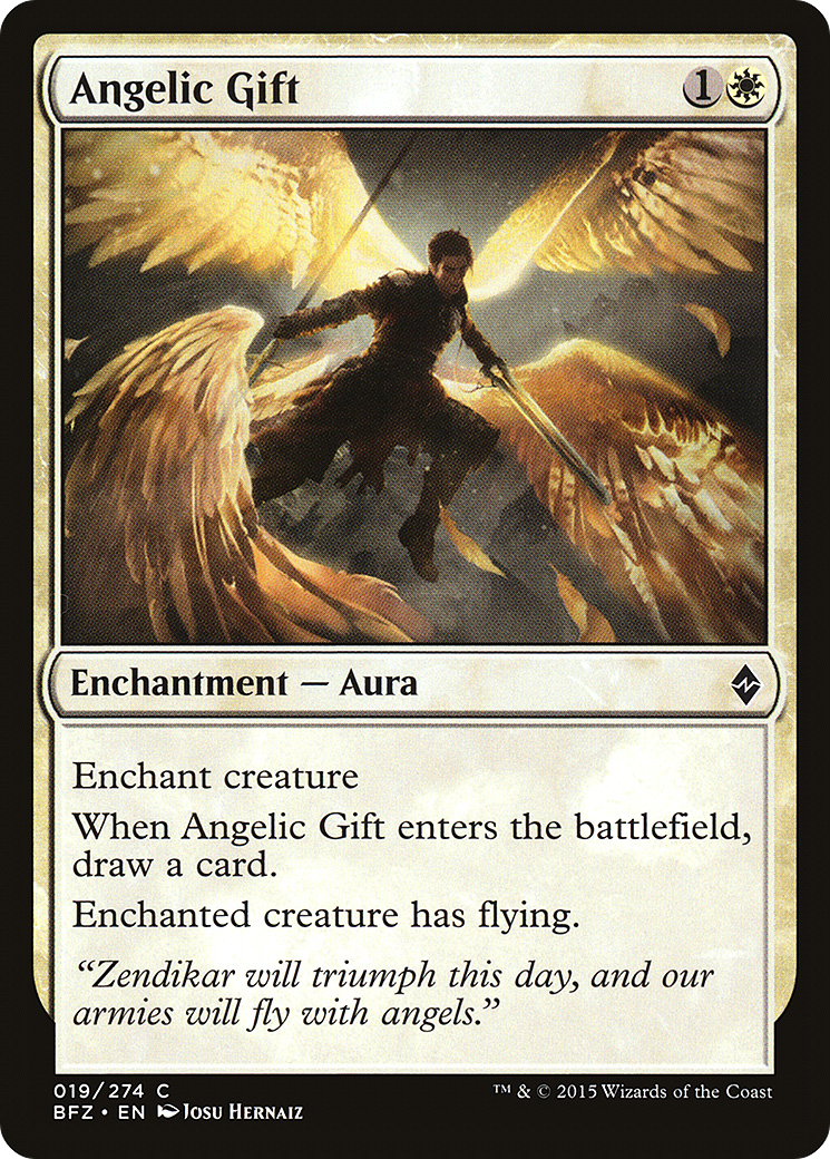 Angelic Gift (BFZ-019) - Battle for Zendikar Foil