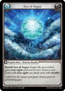 Eye of Argus / Rare / DOA Alter